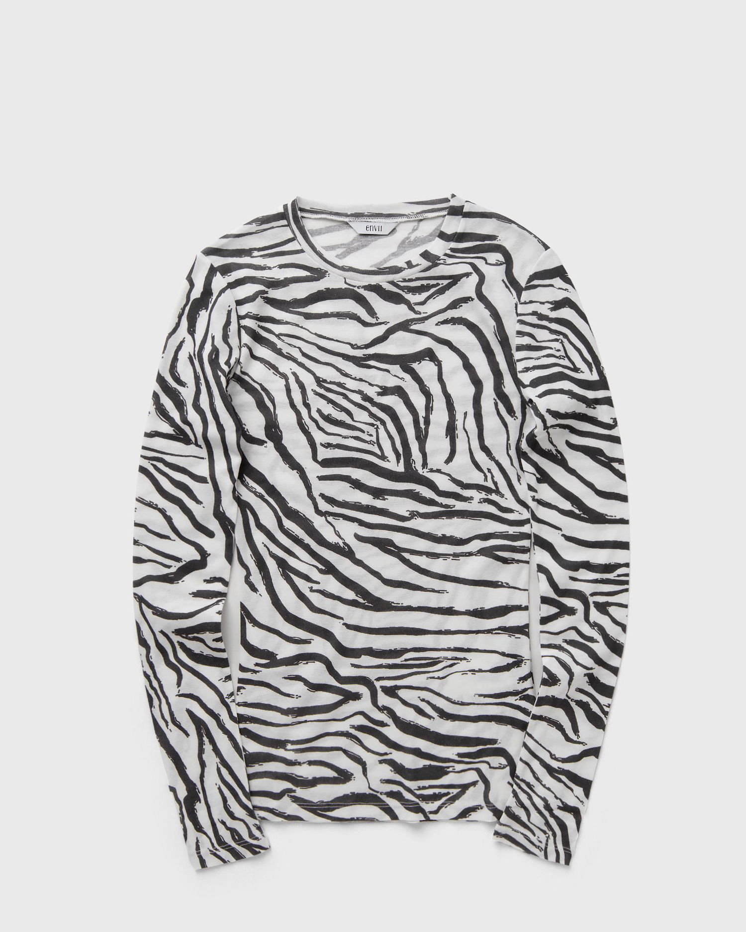 Футболка envii Long Sleeve Zebra Print T-Shirt білий | E23200045-CLR002104, 0