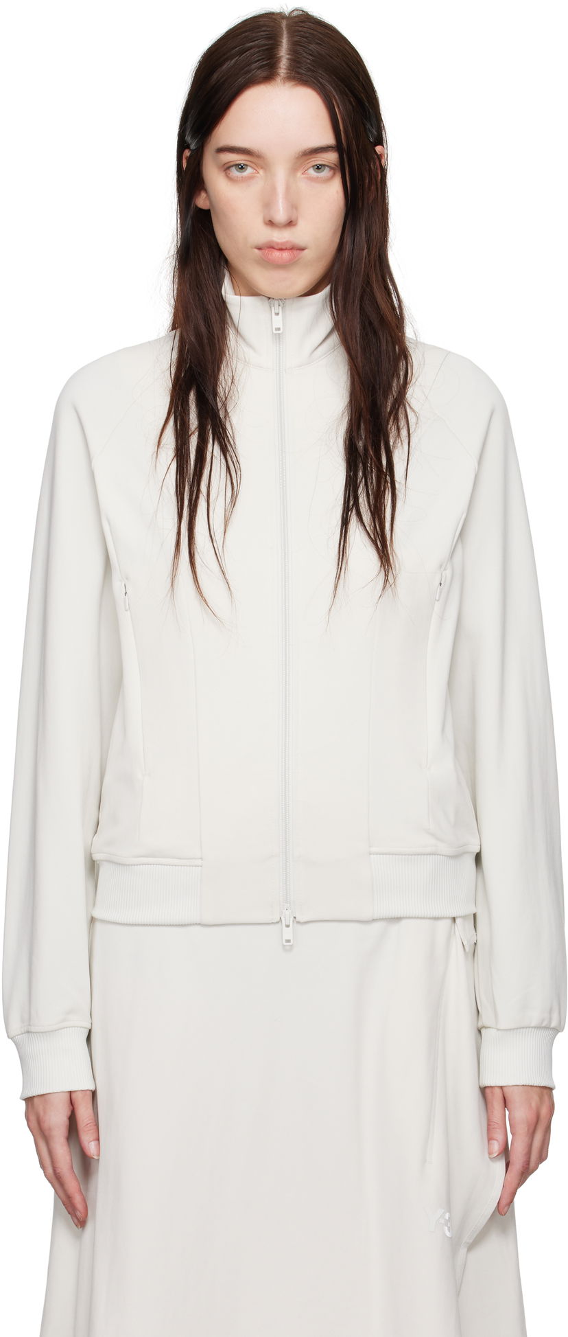 Світшоти Y-3 Track Jacket білий | JE3442