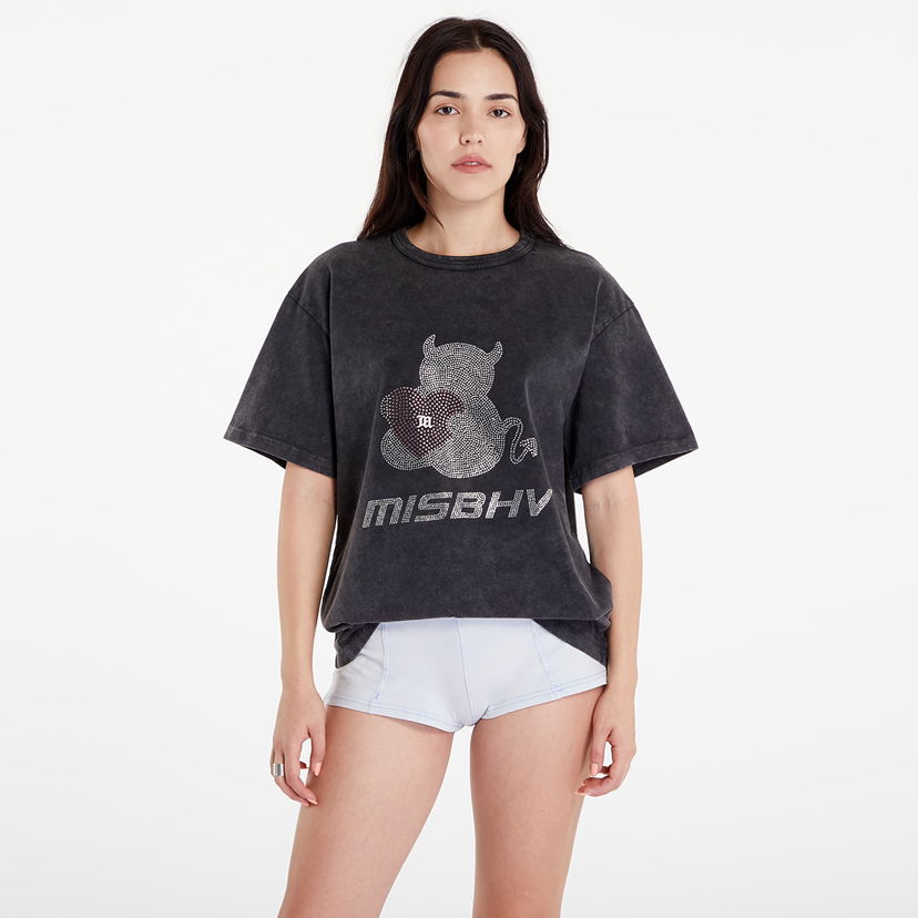 Футболка MISBHV My Bear T-Shirt UNISEX Stone Wash чорний | 241M111