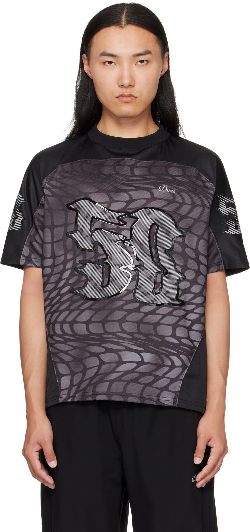Джерсі Dime Dime N50 Jersey T-Shirt чорний | DIMEFA256BLK