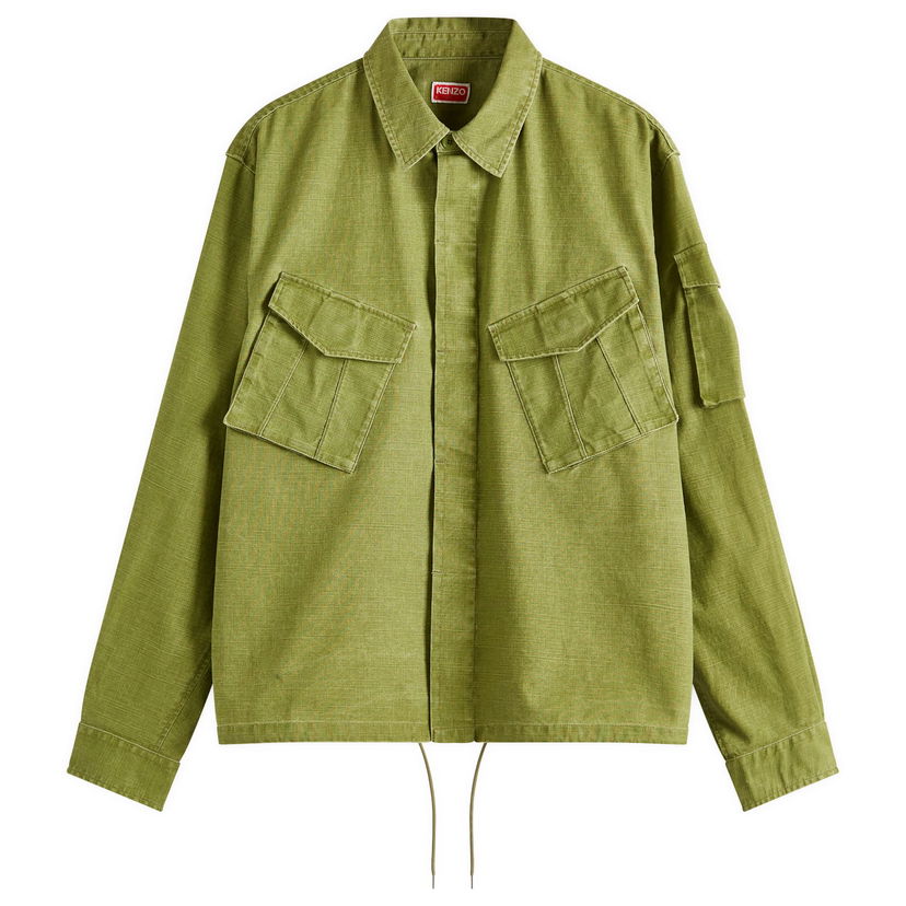 Сорочка KENZO Kenzo Pocket Overshirt, Size Large Зелений | FF55CH5339GD-48