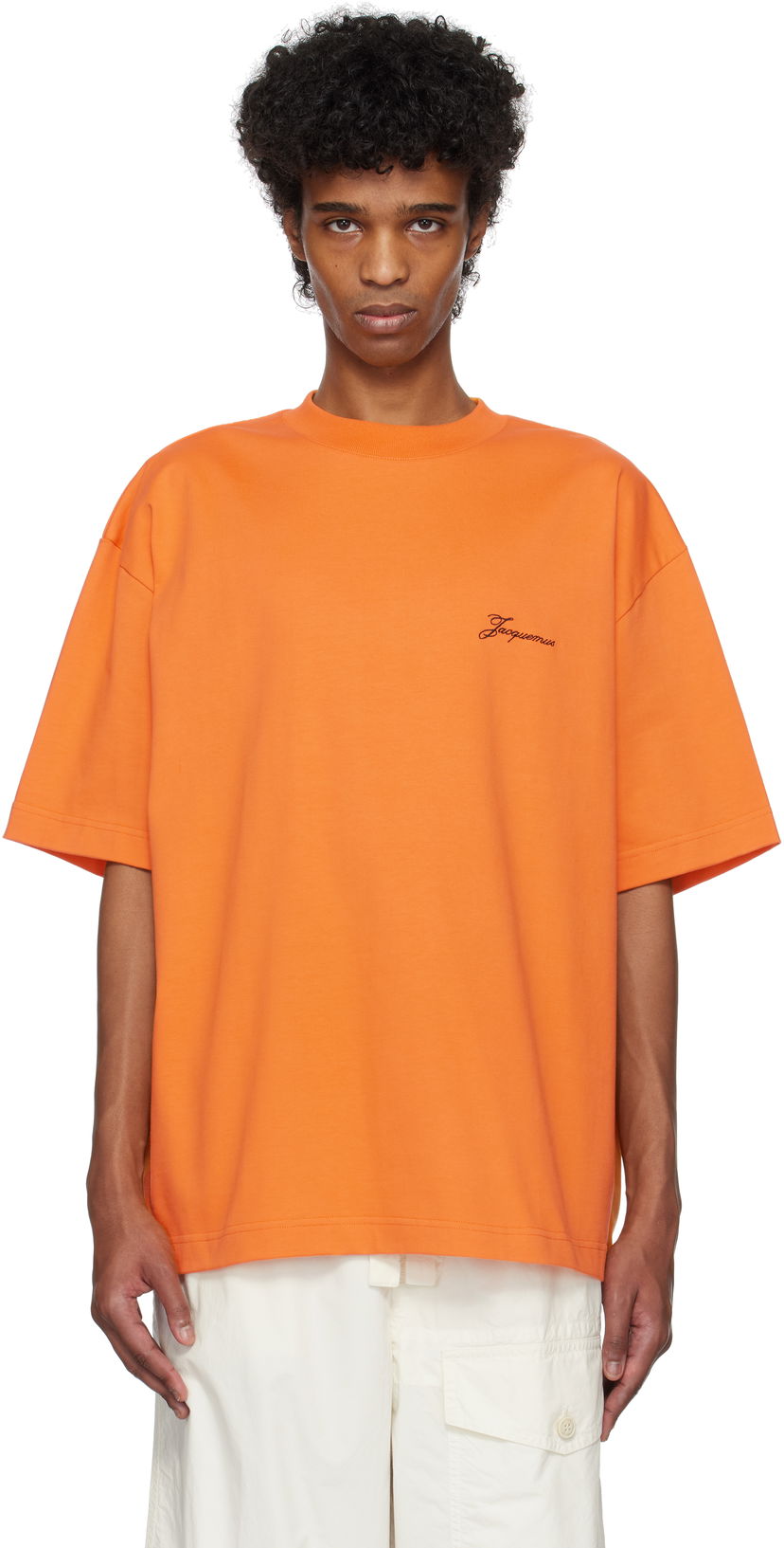 Футболка Jacquemus Jacquemus 'The Haltères' T-Shirt Помаранчевий | 25E255JS322-2466