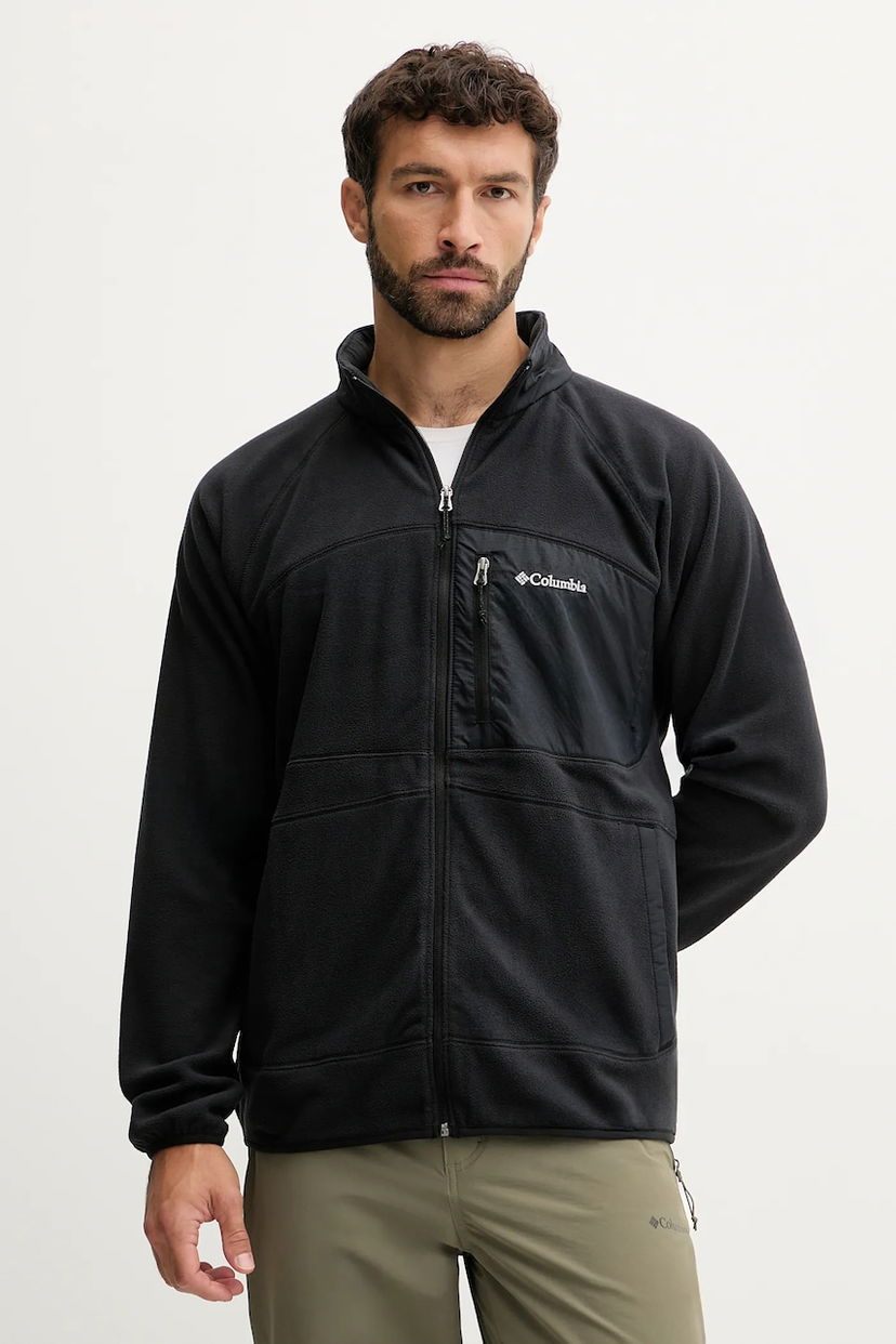 Куртка Columbia Fast Trek Full-Zip Fleece Jacket with Chest Pocket чорний | 2135691