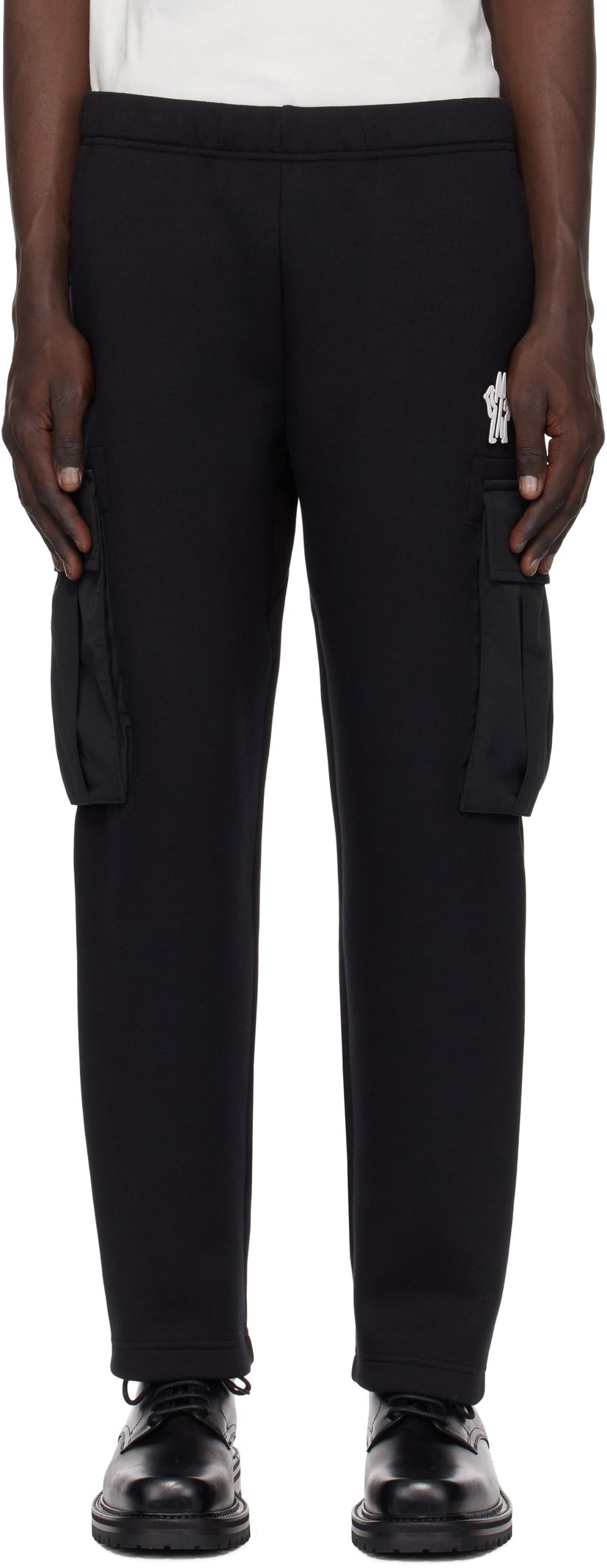 Спортивні штани Moncler Black Creativo Sweatpants чорний | J20918H0001389AR3