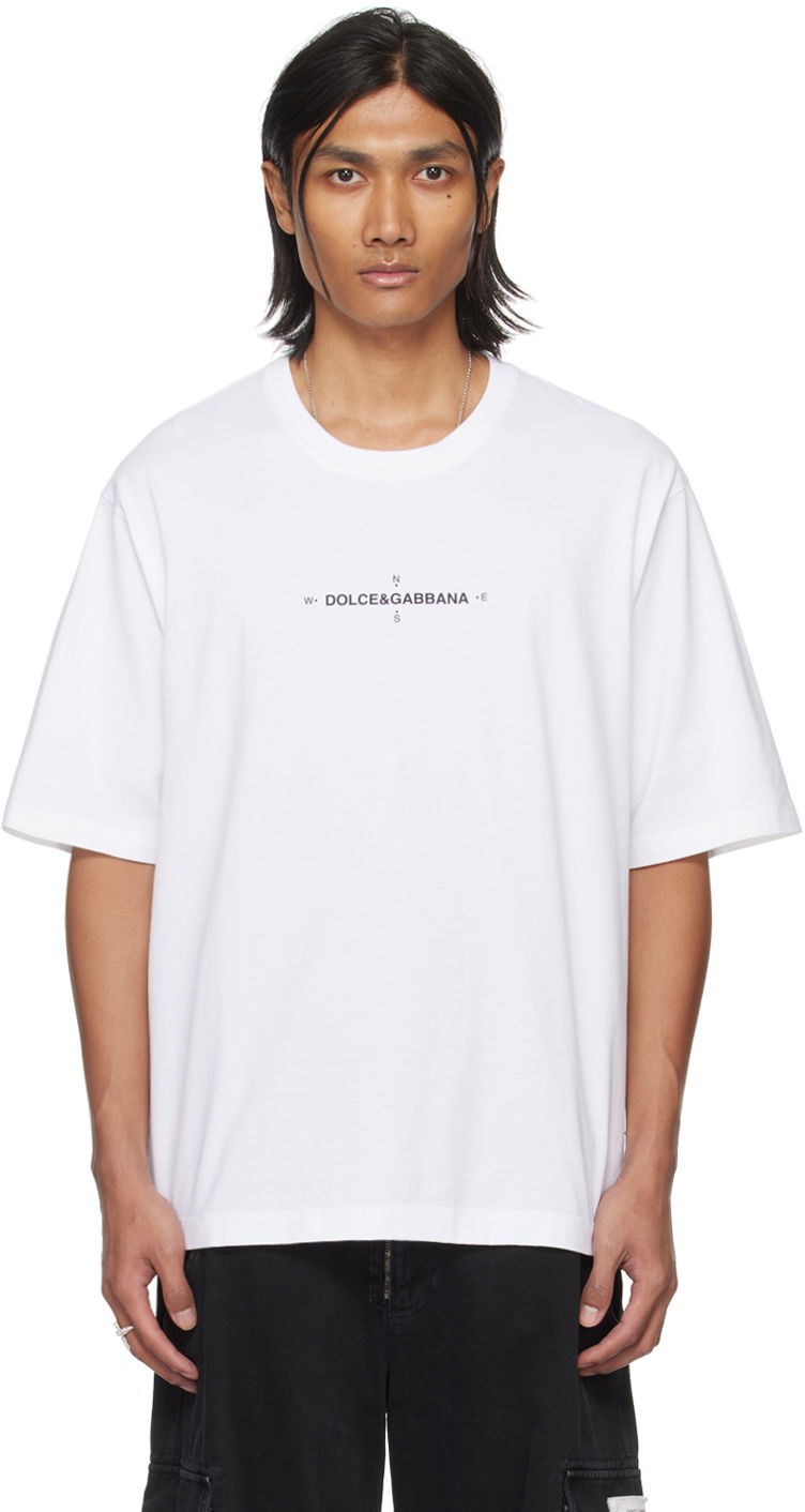 Футболка Dolce & Gabbana Marina T-Shirt білий | G8PB8TG7K4W