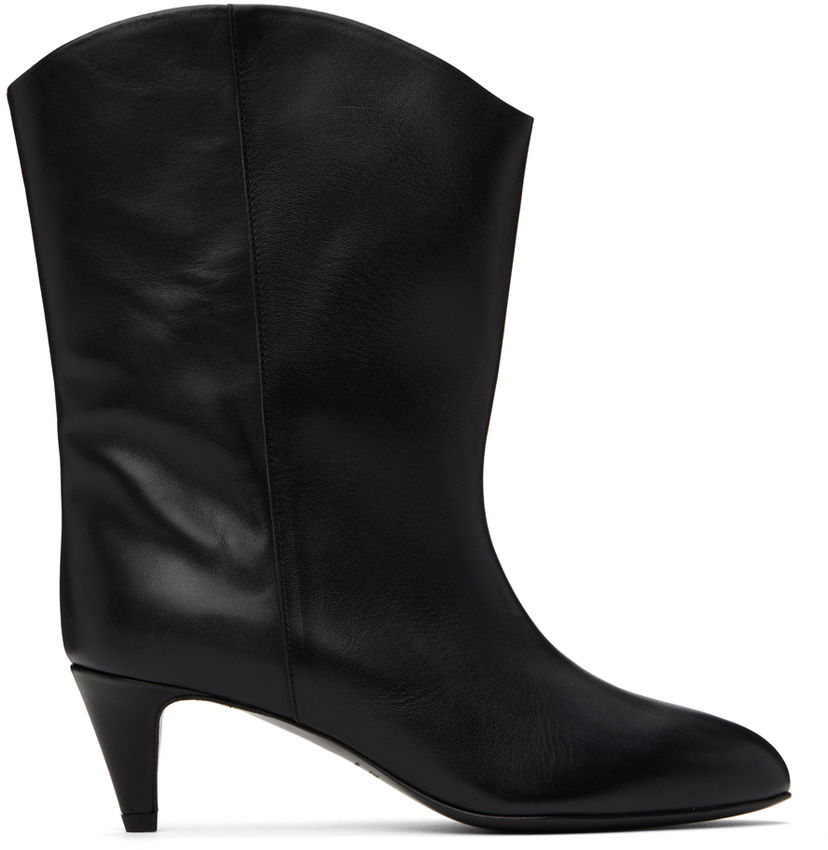 Одяг BY FAR BY FAR Osage Leather Ankle Boots чорний | MWFBO067CL013BK001PL