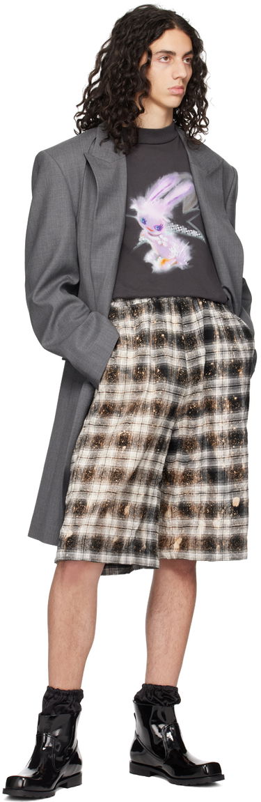 Шорти We11done We11done Crinkled Check Shorts Різнокольоровий | WD-PT1-23-254-U-BK, 3