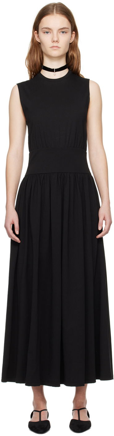 плаття TOTEME Sleeveless Midi Dress чорний | 242-WRD1783-FB0093