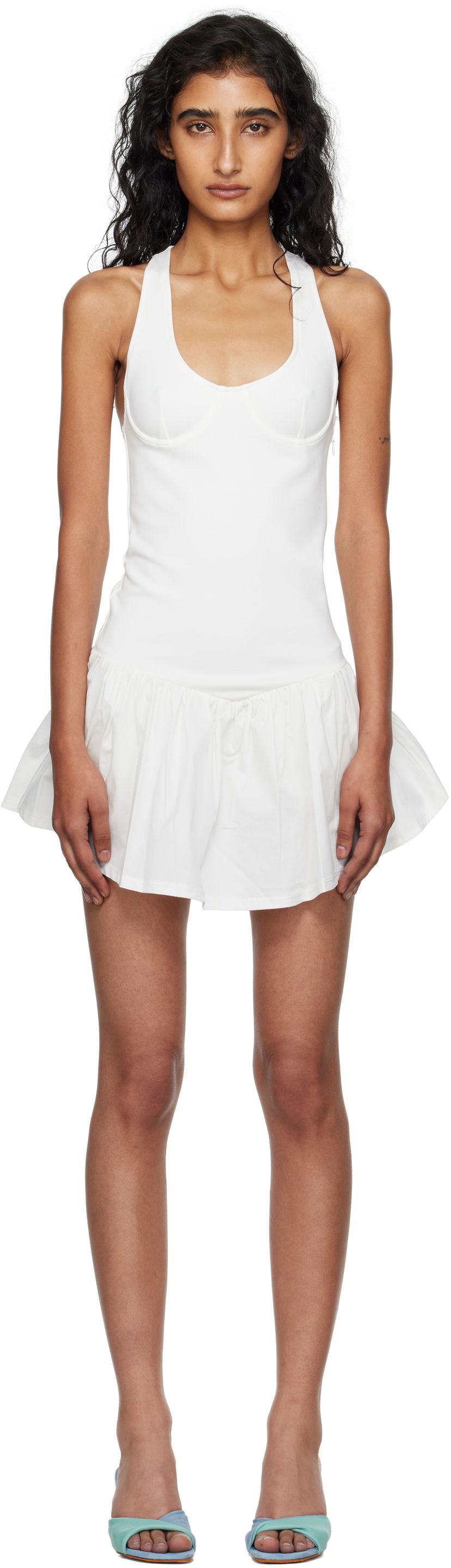 плаття Miaou Miaou Alice Mini Dress білий | 5065PONWHT