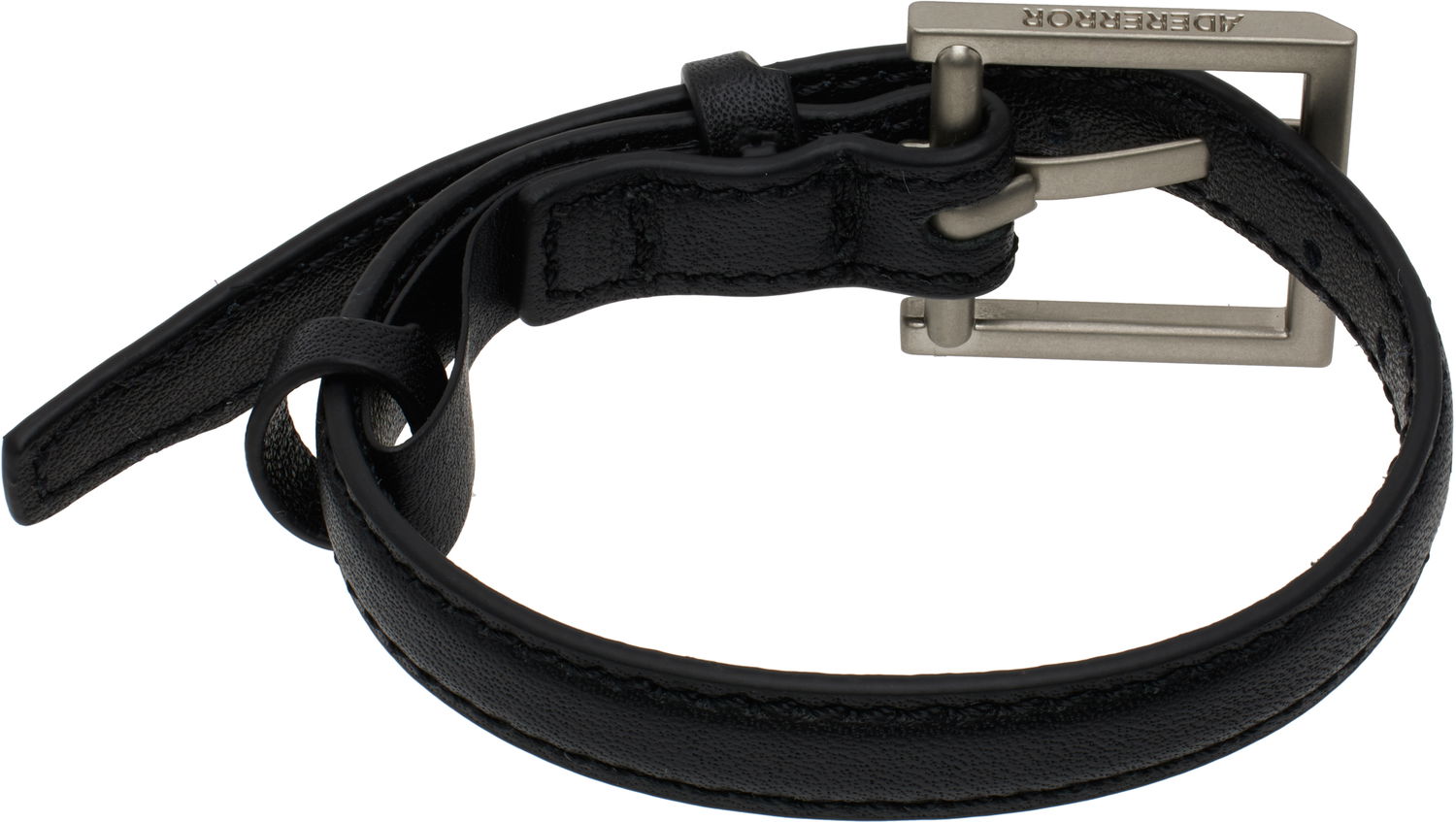 Браслет ADER ERROR ADER error Tetraight 117 Leather Bracelet чорний | BO01SSJW0801BK, 1