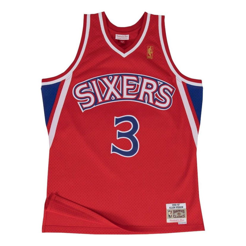 Джерсі Mitchell & Ness Philadelphia 76ers 'Allen Iverson' Swingman Jersey Червоний | AJY4CP19161-P76SCAR96AIV