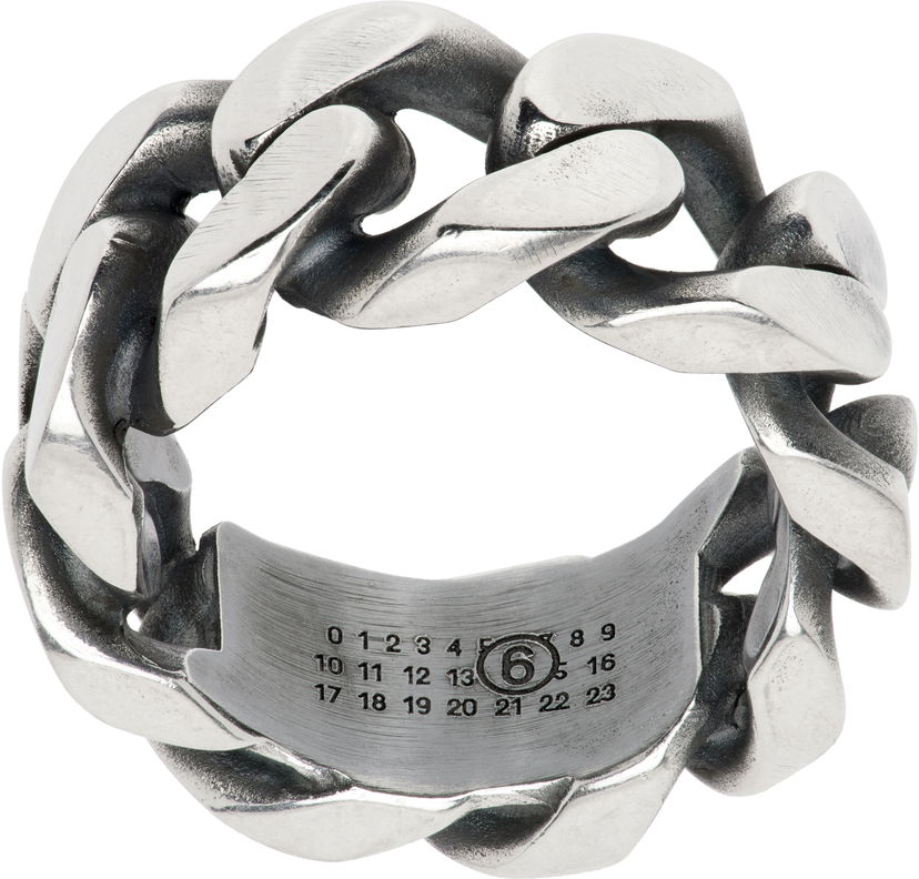 Кільце Maison Margiela MM6 Maison Margiela Numeric Chain Ring Металік | SM6UQ0091 SV0310