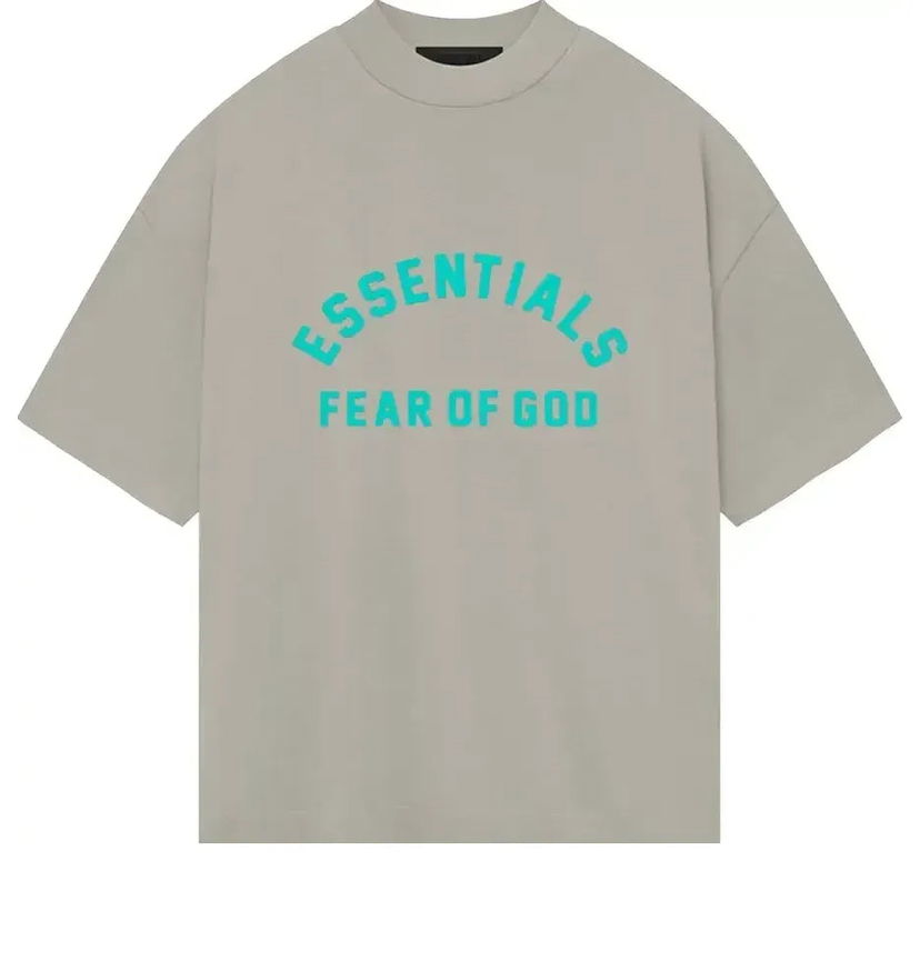 Футболка Fear of God Essentials Heavy Jersey Crewneck T-Shirt Сірий | 125SP242005F