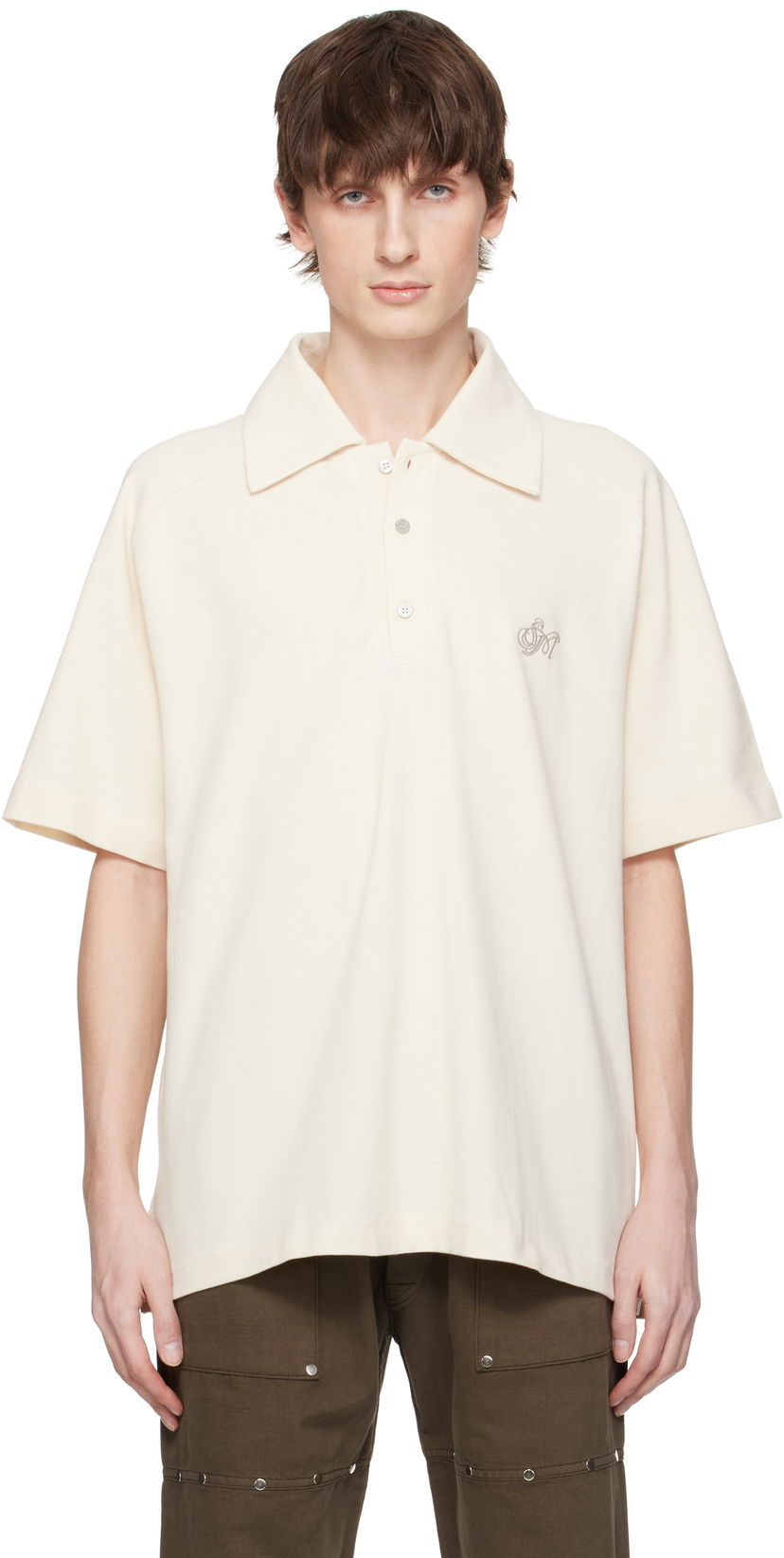 Сорочка поло Serapis Serapis Sailor Short Sleeve Polo білий | SS25_PT_3S