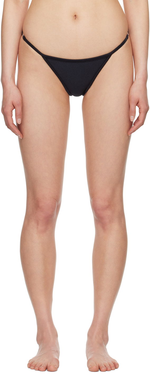 Купальники Coperni Branded Bikini Bottom чорний | COPSW89545