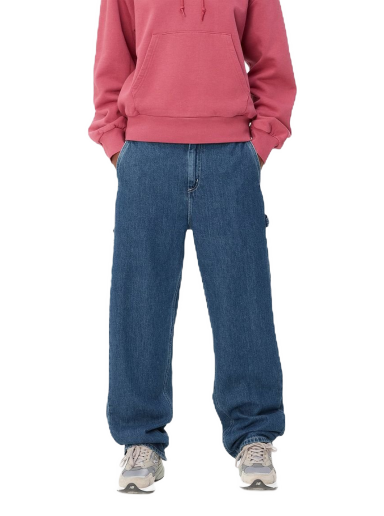 Джинси Carhartt WIP Pierce Pant Straight "Blue stone washed" темно-синій | I031251_01_06