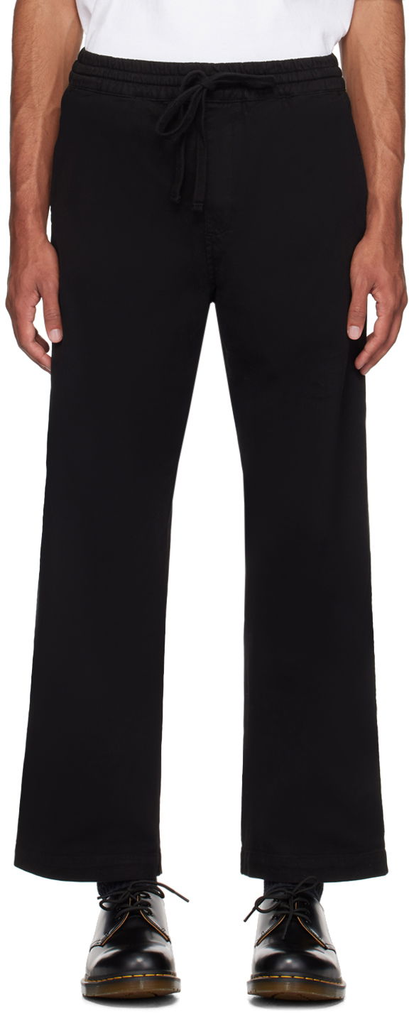 Штани Carhartt WIP Relaxed Fit Cotton Twill Trousers чорний | I033585
