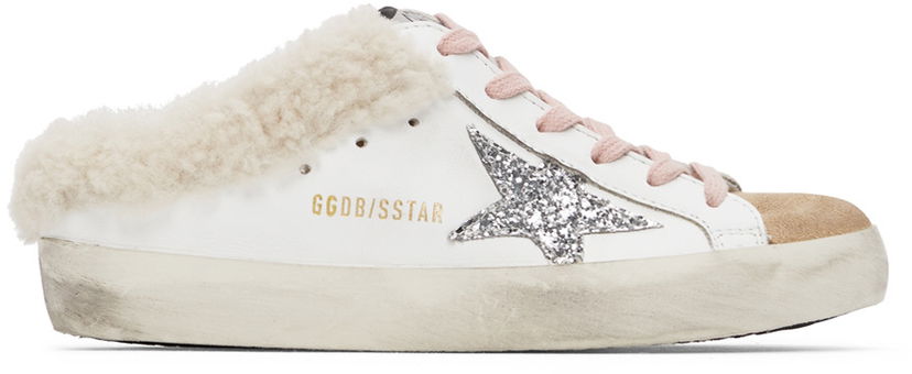 Кросівки та взуття Golden Goose Shearling Super-Star білий | GWF00110.F000798.80194