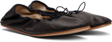 Кросівки та взуття The Row The Row Round Ballerina Flats чорний | F1637-N66, 3