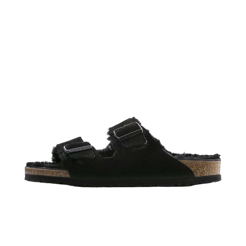 Кросівки та взуття Birkenstock Arizona Shearling Black Narrow Fit чорний | 752663