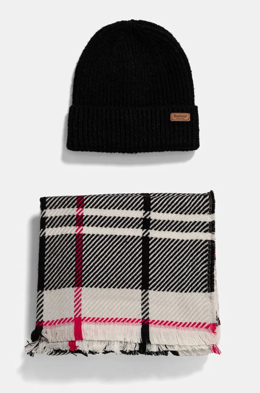 Шарф Barbour Knit Beanie Hat And Scarf Set Різнокольоровий | LGS0094