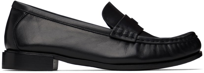 Одяг Max Mara Max Mara Leather Loafers чорний | 2424526231600