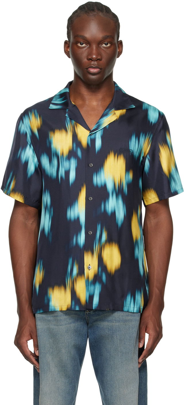 Сорочка LANVIN Blurred Floral Shirt Жовтий | RM-SI0019-5891-P24