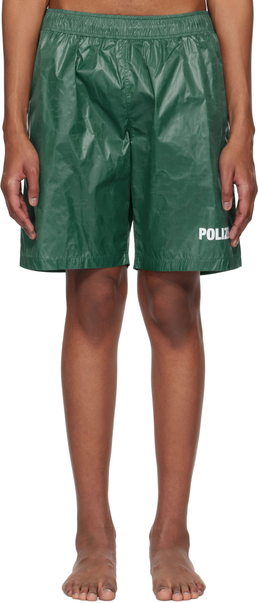 Купальники VETEMENTS Vetements Polizei Swim Shorts Зелений | MA66SW110E
