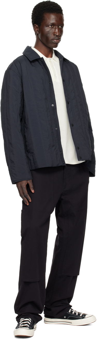 Куртка rag & bone Maxwell Quilted Button-Up Jacket чорний | MBW24H2007XWML, 3