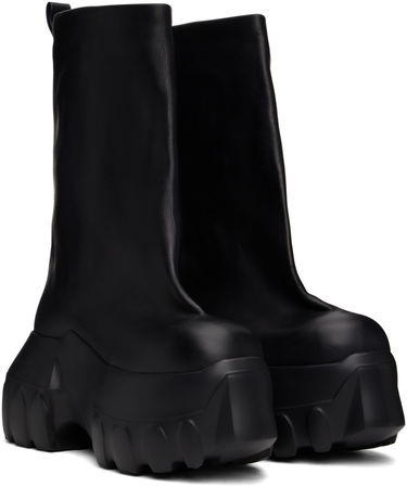 Одяг Rick Owens Rick Owens Hollywood Flared Mega Tractor Boots чорний | RU01E5864 LOO, 3
