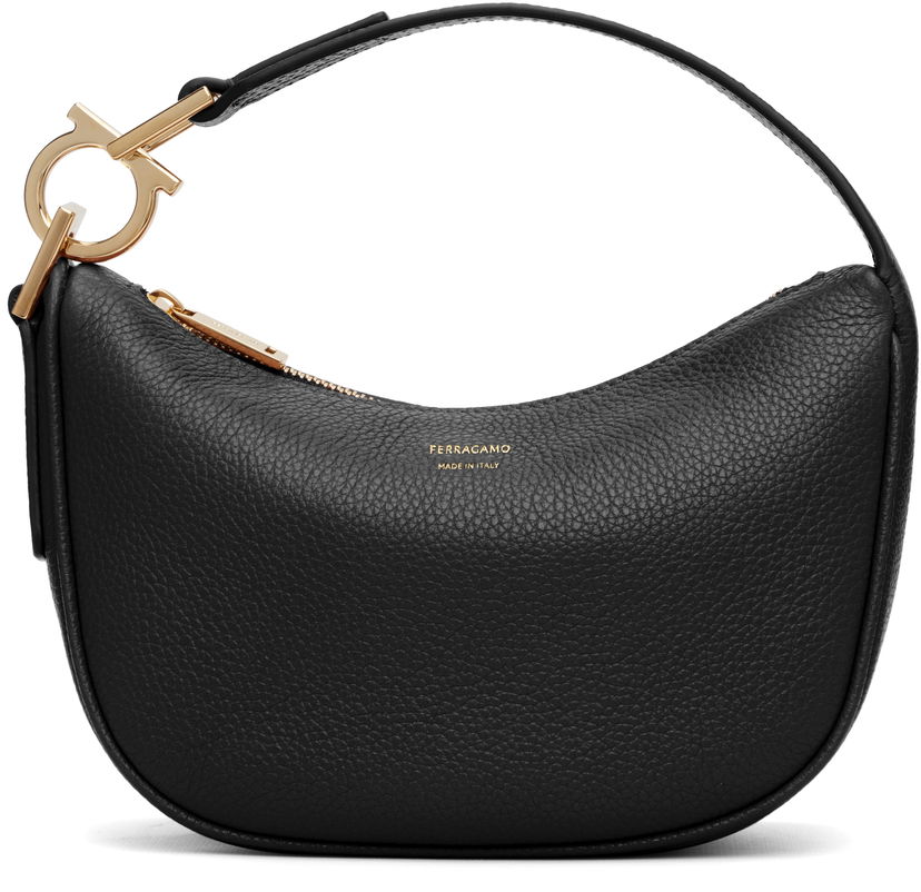 Сумка FERRAGAMO Salvatore Ferragamo North-South XS Shoulder Bag чорний | 785984