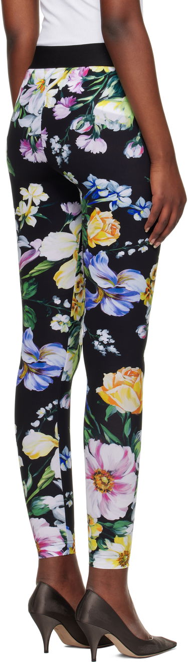 Легінси Dolce & Gabbana Dolce&Gabbana Floral Print Leggings чорний | FTB5TT FSG8L, 2