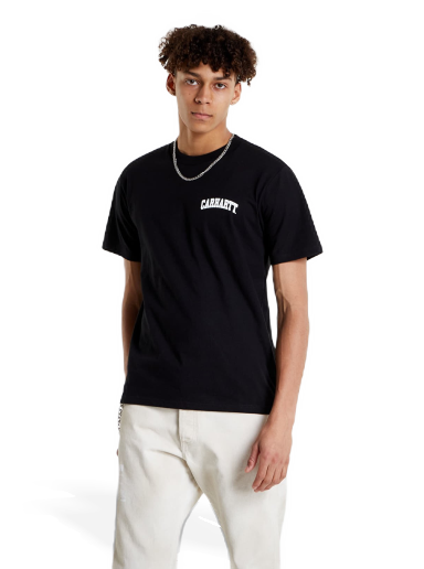 Футболка Carhartt WIP S/S University Script чорний | I028991.0D2XX