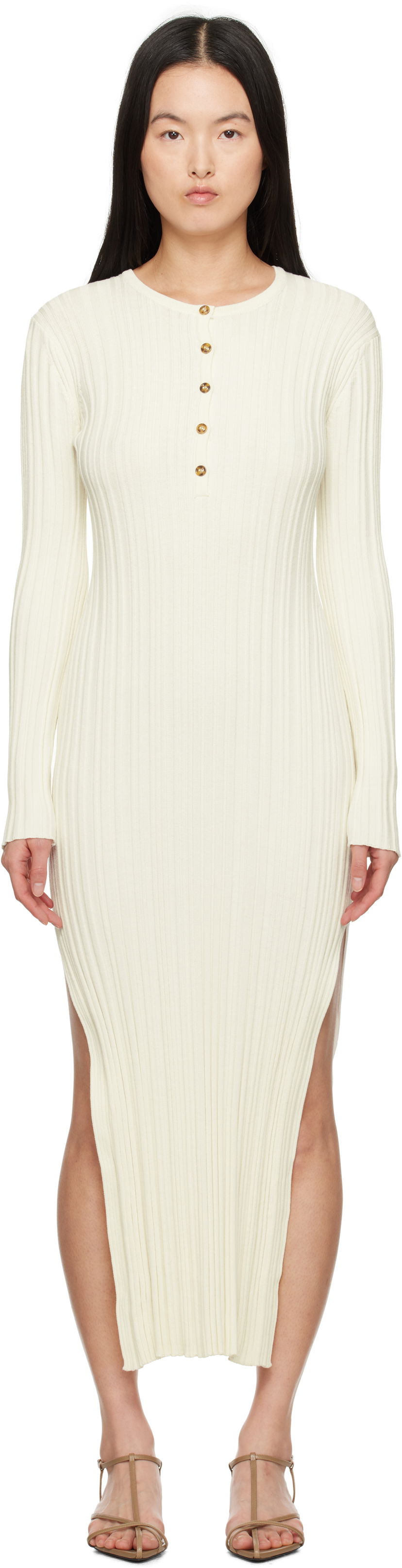 плаття Loulou de Saison Loulou de Saison Eldara Maxi Dress білий | ELDARA