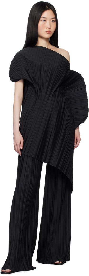 Штани The Row The Row Gala Pleated Wide-Leg Trousers чорний | 1766-W3520, 3