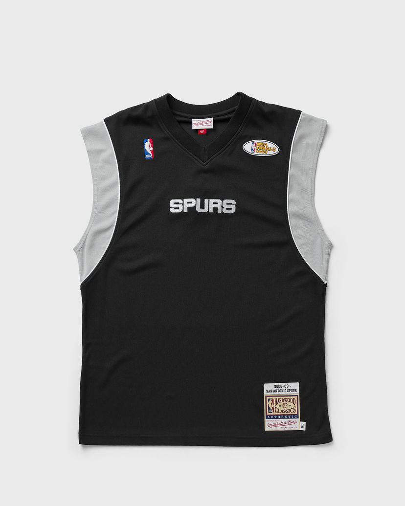 Джерсі Mitchell & Ness NBA Authentic Shooting Shirt San Antonio Spurs 2002-03 чорний | ASSH4938-SAS02PPPBLCK