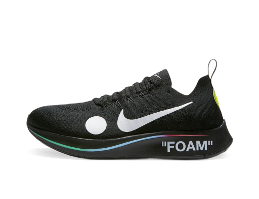 Кросівки та взуття Nike Off-White x Zoom Fly Mercurial Flyknit "Black" чорний | AO2115-001