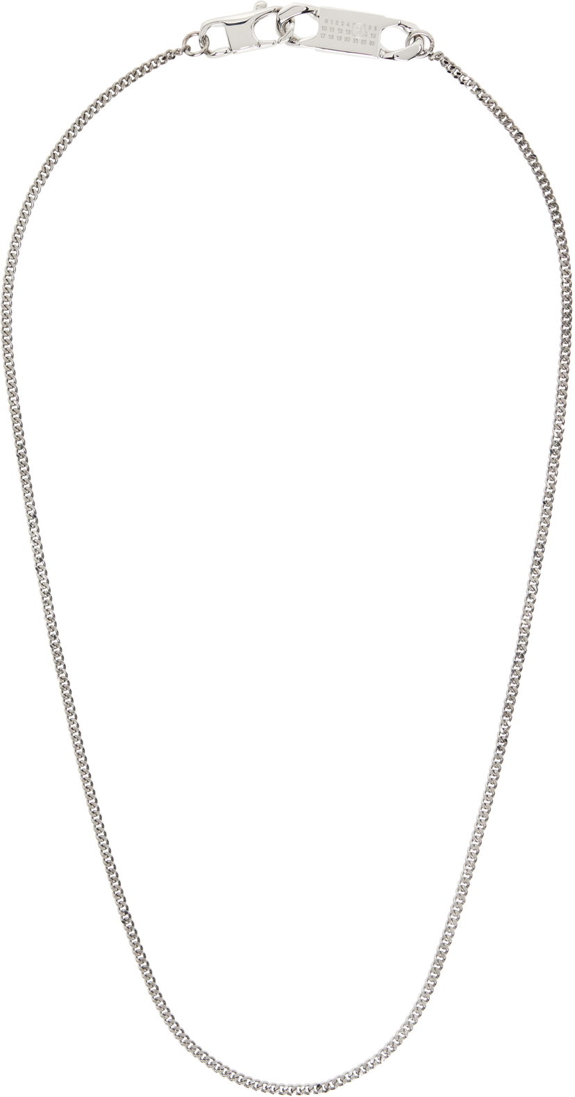 Кольє Maison Margiela MM6 Maison Margiela Silver Mixed Chain Necklace Металік | SM6UU0081 P8371