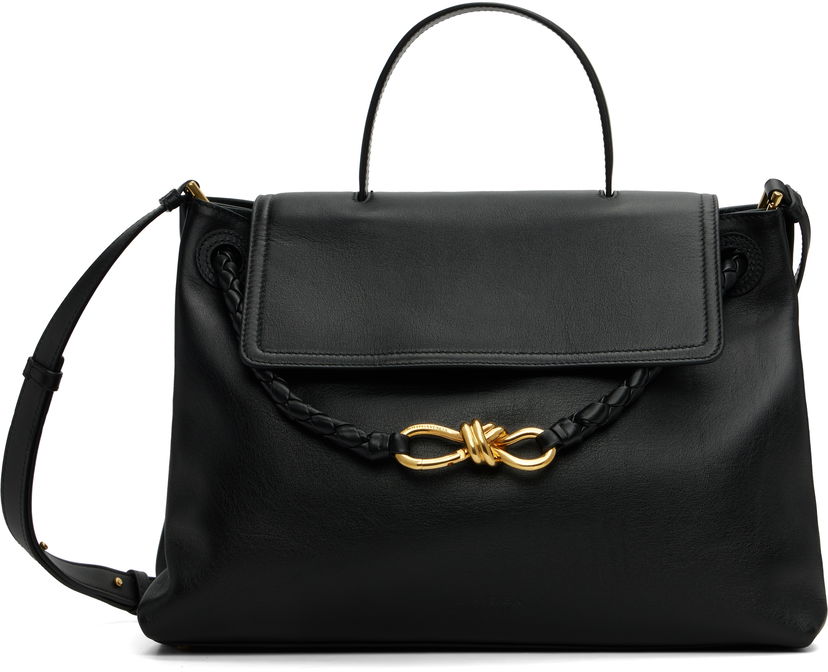 Сумка Bottega Veneta Bottega Veneta Ciao Ciao Leather Shoulder Bag чорний | 817231 V4O92