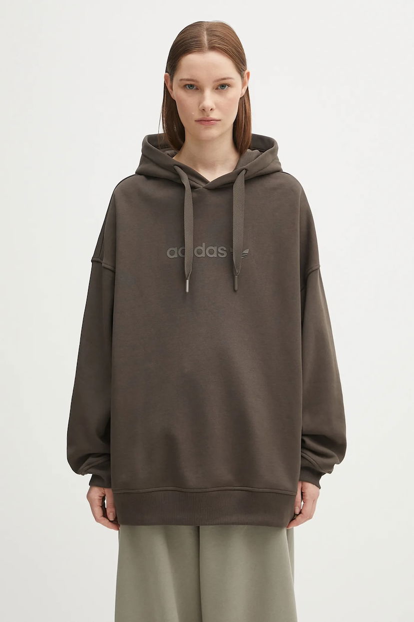 Світшоти adidas Originals Adidas Originals Ess Lin Hoodie Коричневий | JW1029