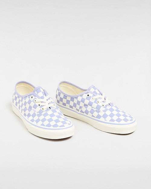 Кросівки та взуття Vans Authentic Checkerboard Shoes (checkerboard Lilac) Unisex White, Size 2.5 Сірий | VN000BW5LLC, 1