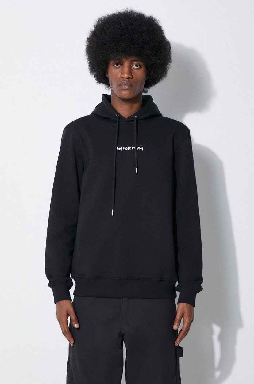 Світшоти Han Kjøbenhavn Han Kjøbenhavn Graphic Hoodie чорний | M.133616