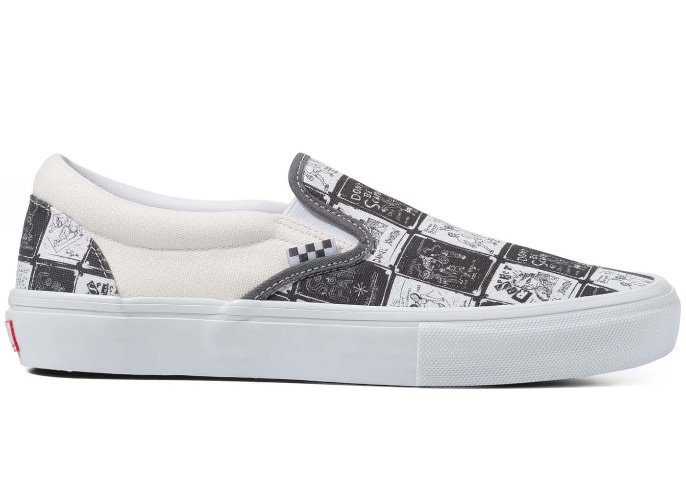 Кросівки та взуття Vans Skate Slip-On Daniel Johnston Hi, How are you білий | PVN0A5fCAAO7, 0