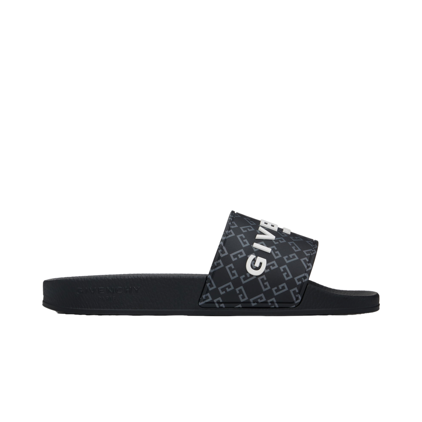 Кросівки та взуття Givenchy Monogram Pool Slides чорний | BH301TH1UC001