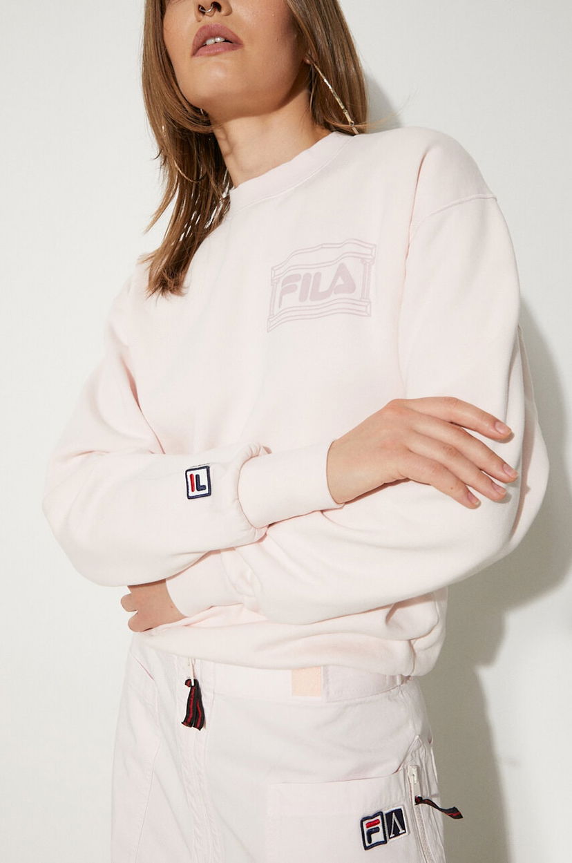 Світшоти FILA Fila x Aries Crewneck Sweatshirt Рожевий | 42PS24ST010122270227