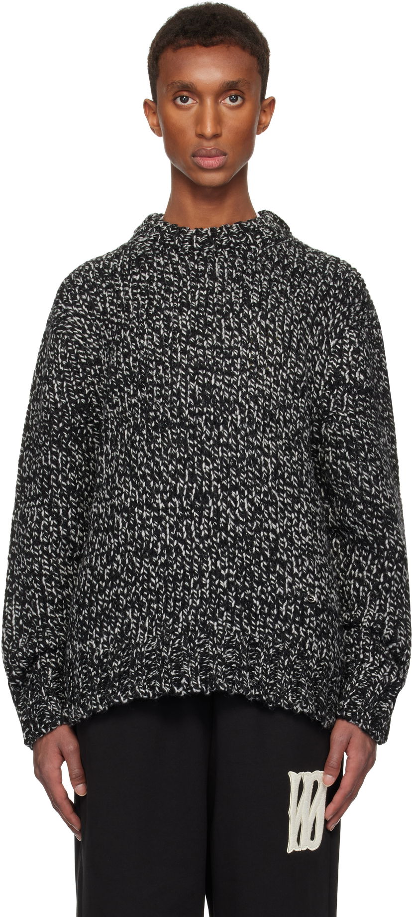 Cветр We11done We11done Chunky Knit Sweater чорний | WD-KT3-24-649-U-B2