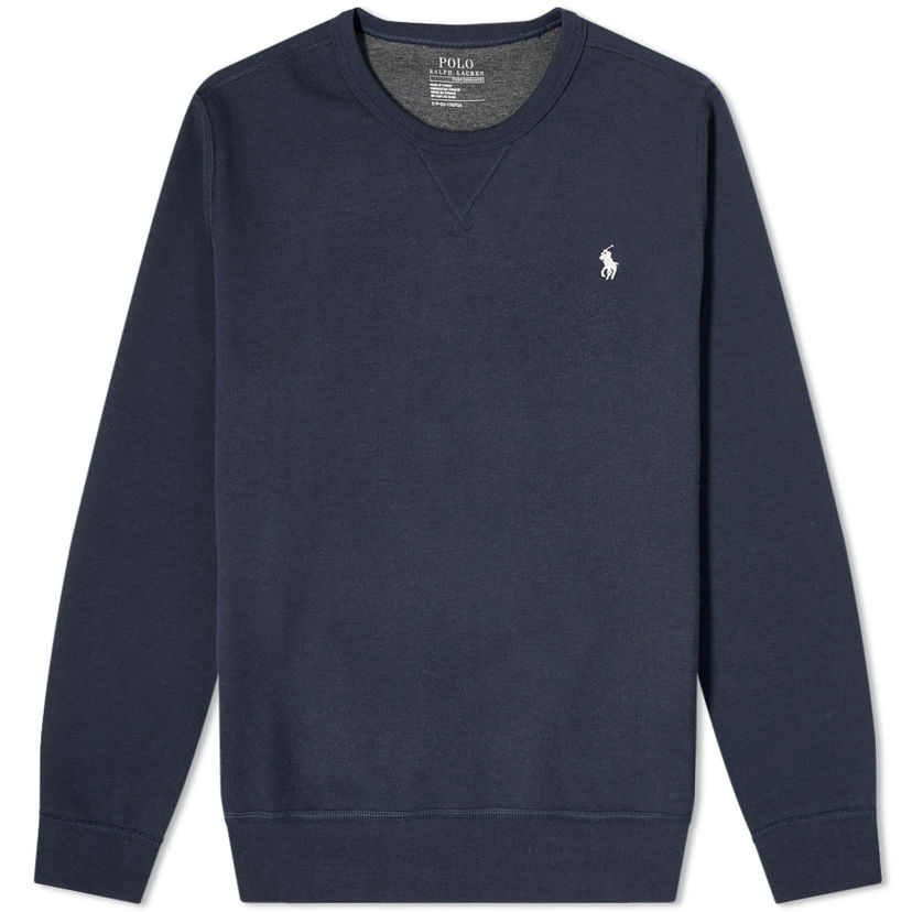 Світшоти Polo by Ralph Lauren Tech Fleece Crew Sweatshirt темно-синій | 710675313017