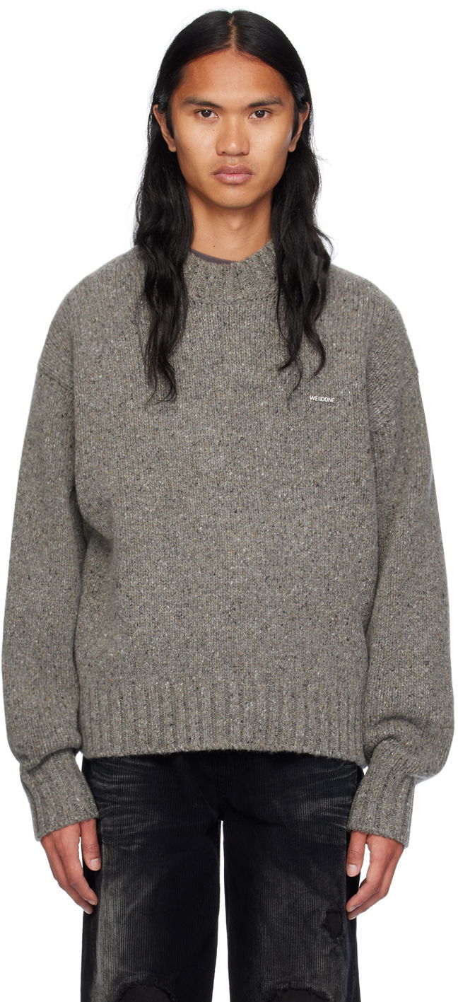 Cветр We11done Chunky Knit Sweater Сірий | WD-KT2-24-626-U-DG