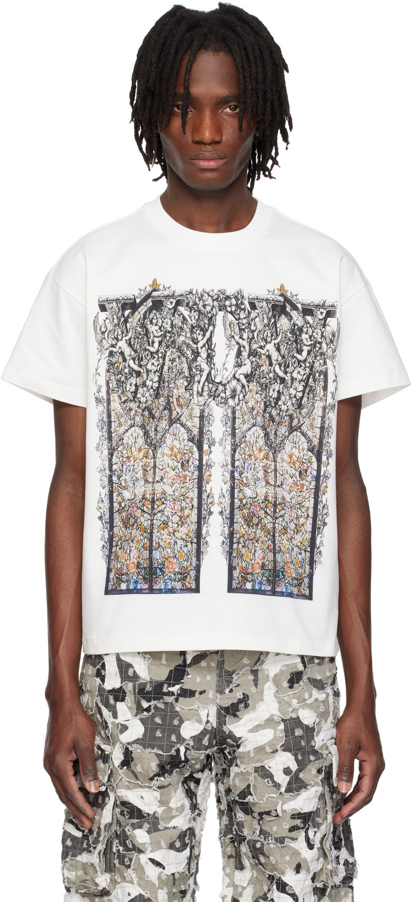 Футболка Who Decides War Who Decides War Ignatius Graphic Short Sleeve T-Shirt білий | 1110280001SS25