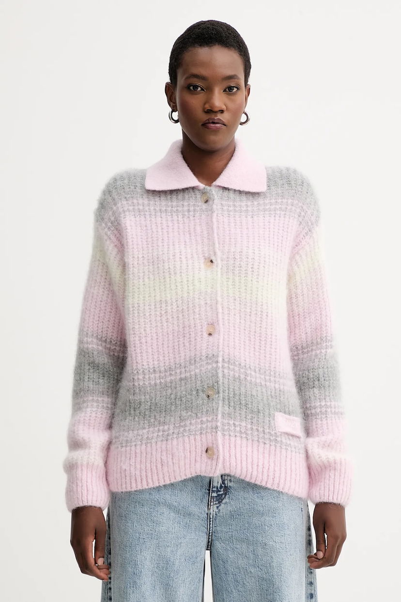 Cветр KENZO Kenzo Striped Knit Cardigan Рожевий | FF62CA7043CG